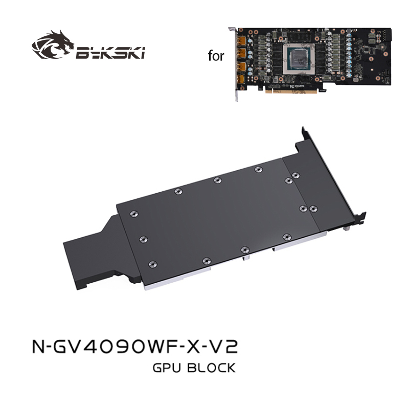 Rtx 4090 Water Block Full Cover - บล็อกระบายความร้อน Bykski สำหรับการ์ดจอ GIGABYTE RTX 4090