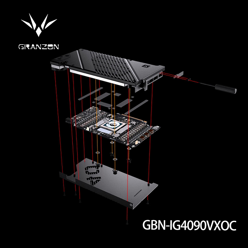 Rtx 4090 Water Block Full Cover - กรันซอน วอเตอร์ บล็อคสำหรับการ์ด IGame GeForce RTX