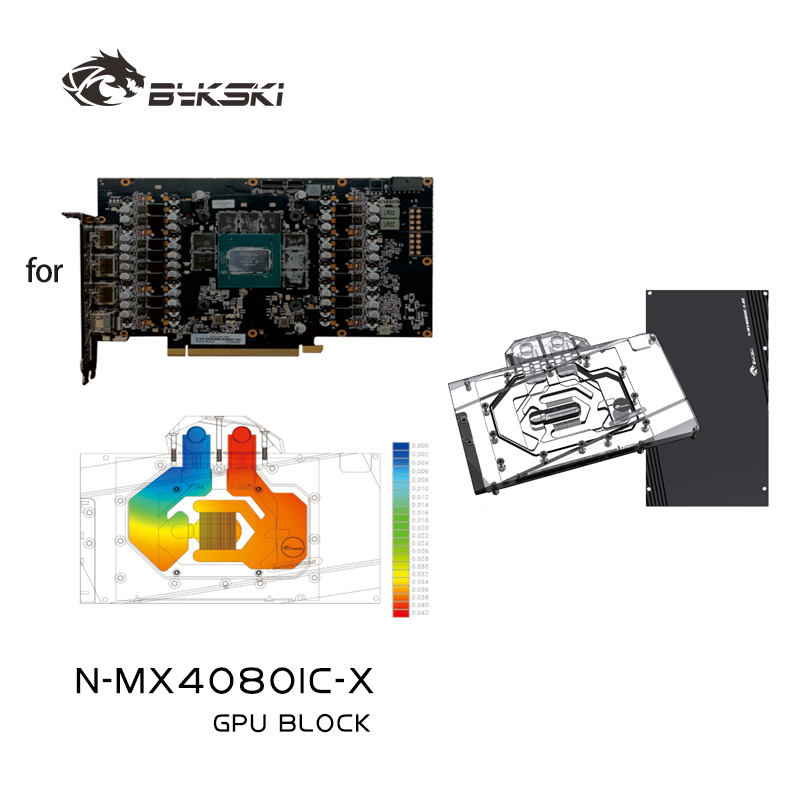 Rtx 4080 Water Cooling Block - บล็อกระบายความร้อนด้วยน้ำสำหรับการ์ดจอ Bykski N-MX4080IC-X สำหรับ MAXSUN RTX