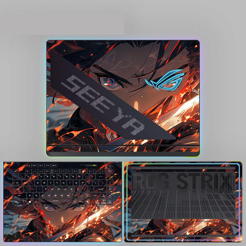 Rtx 3090 24Gb Gddr6X - แฟชั่นแล็ปท็อปทาสีสติกเกอร์สําหรับ ASUS ROG Strix รอยแผลเป็น 18