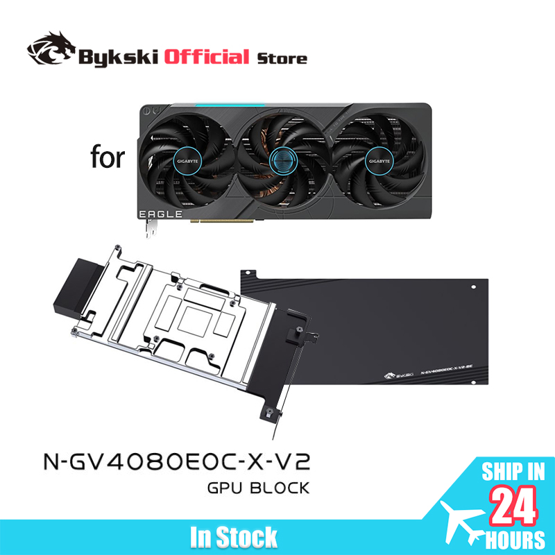 Rtx 4080 Water Cooling Block - Bykski N-GV4080EOC-X-V2 บล็อกระบายความร้อนด้วยน้ำสำหรับ GPU GIGABYTE GeForce