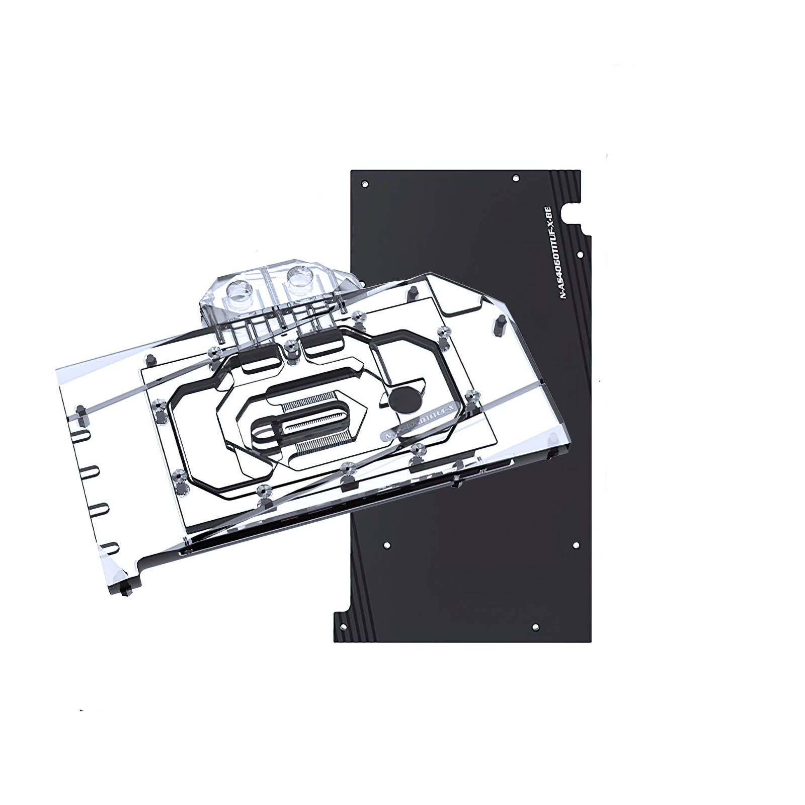 Rtx 4090 Water Block Full Cover - บล็อกน้ำหล่อเย็น GPU แบบครอบคลุมทั้งหมดของ Bykski สำหรับ ASUS