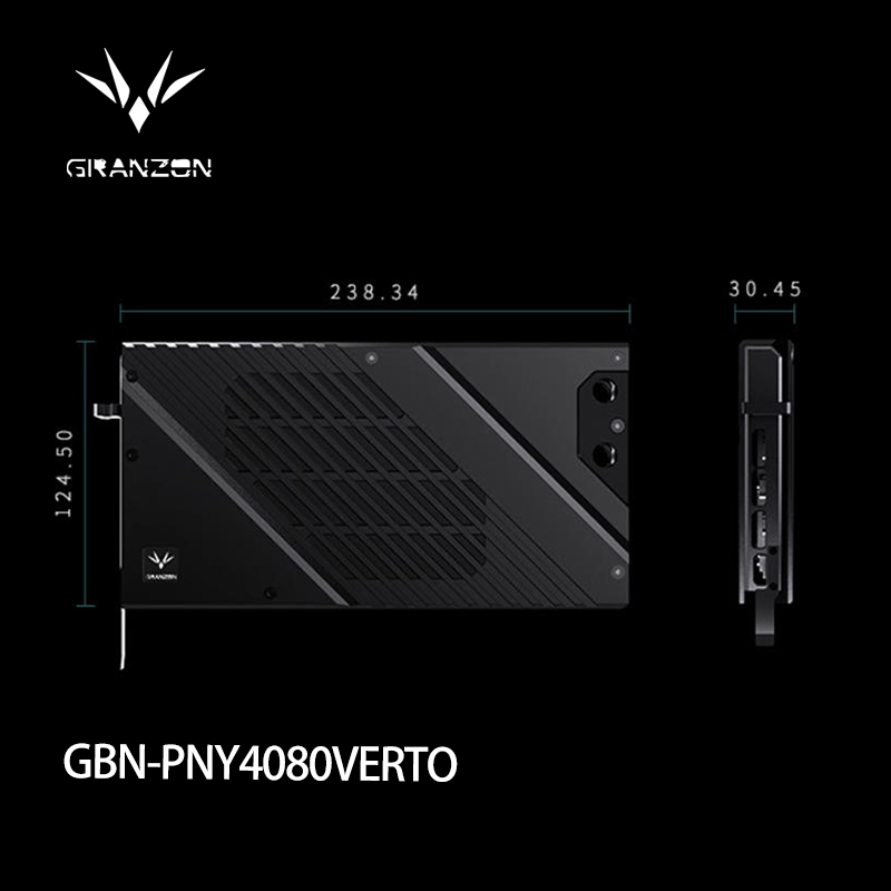 Rtx 4080 Water Cooling Block - บล็อกน้ำ Granzon GBN-PNY4080VERTO สำหรับการ์ดจอ PNY RTX