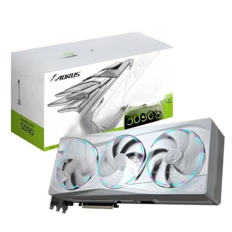 Rtx 4090 24Gb Graphics Card - เหมาะสำหรับการ์ดจอ RTX 5090 OC32G สีขาว ลายสลัก