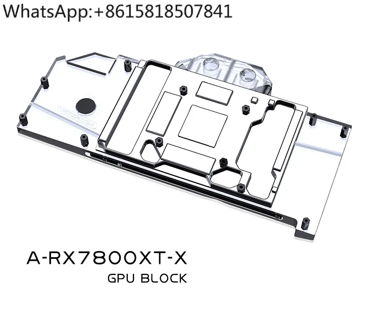 Rx 7800 Xt 16Gb - หัวระบายความร้อนด้วยน้ำสำหรับการ์ดจอ A-RX7800XT-X, ใช้ได้กับ AMD Radeon RX