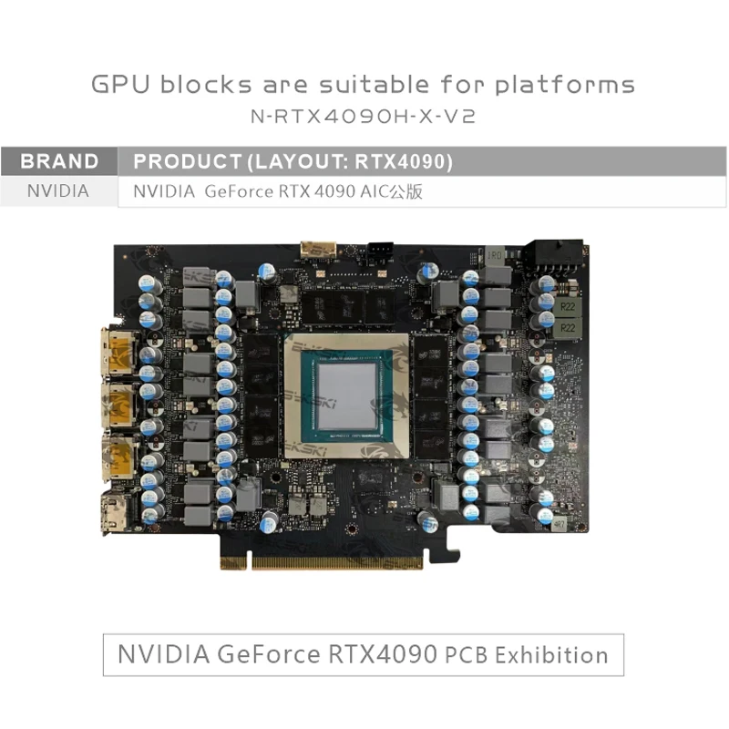 บล็อกระบายความร้อน GPU Bykski  - Rtx 4090 Water Block Full Cover บทวิจารณ์และราคา