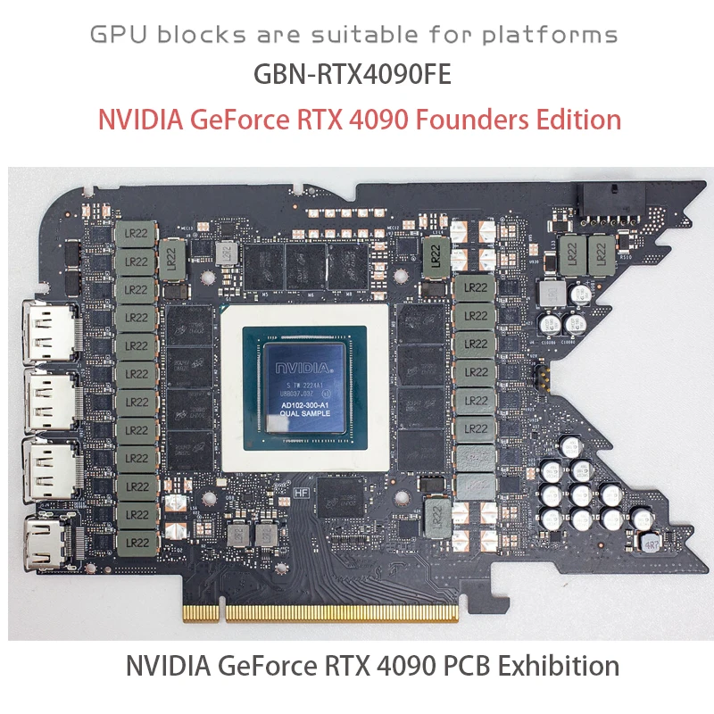 บล็อก GPU Granzon สำหรับการ์ดจ - Rtx 4090 Water Block Full Cover บทวิจารณ์และราคา