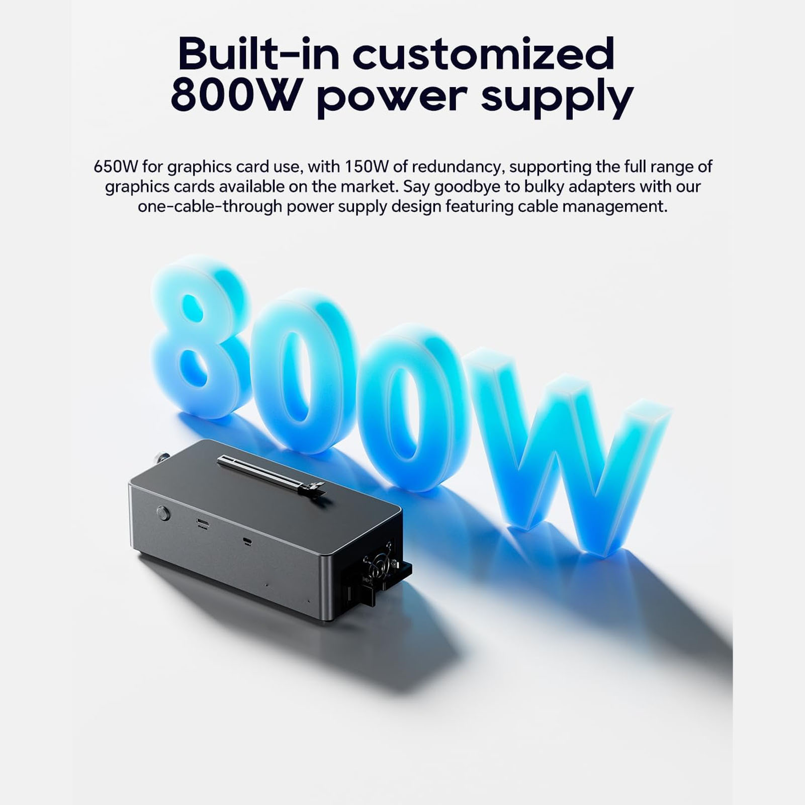 แท่นเชื่อมต่อ EGPU พร้อมพาวเวอ - Oculink Gpu Dock Station บทวิจารณ์และราคา
