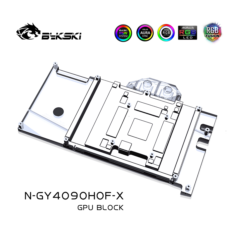บล็อก GPU Bykski N-GY4090HOF-X - Rtx 4090 Water Block Full Cover บทวิจารณ์และราคา