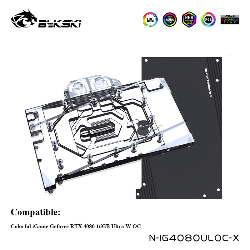 Bykski Water Cooler สําหรับ iG - Rtx 4080 Water Cooling Block บทวิจารณ์และราคา