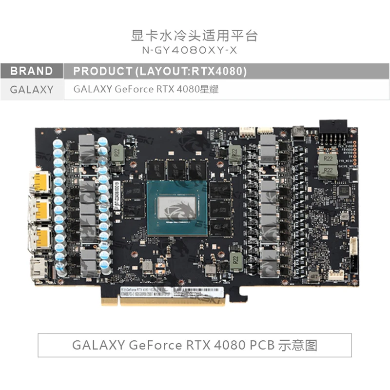 Bykski N-GY4080XY-X GPU Block  - Rtx 4080 Water Cooling Block บทวิจารณ์และราคา