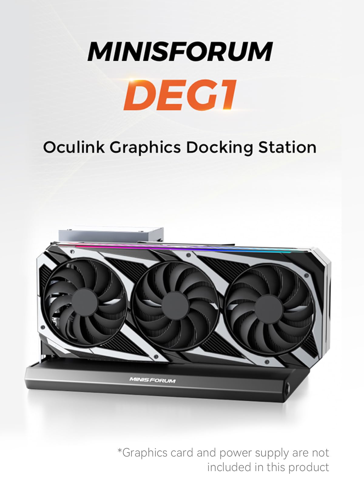 MINISFORUM DEG1 ภายนอก GPU Doc - Oculink Gpu Dock Station บทวิจารณ์และราคา