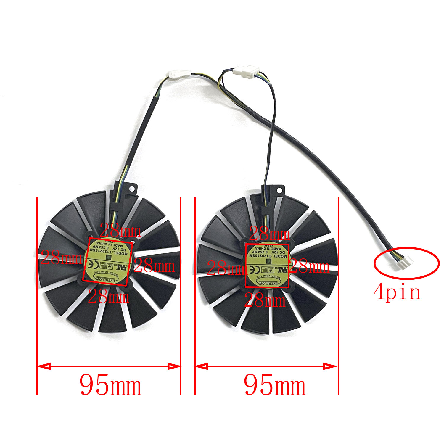 T129215SM 95 มม.พัดลมระบายความ - Rtx 3090 24Gb Gddr6X บทวิจารณ์และราคา
