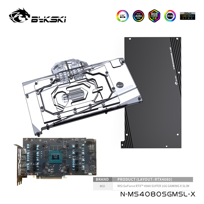 บล็อกน้ำ Bykski สำหรับการ์ดจอ  - Rtx 4080 Water Cooling Block บทวิจารณ์และราคา