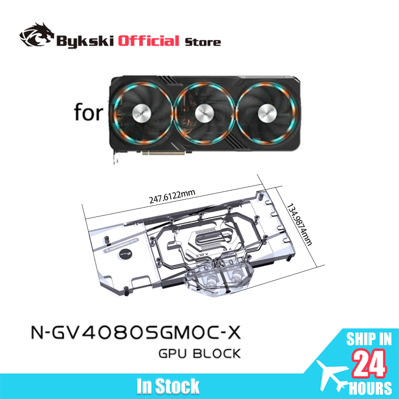 บล็อกระบายความร้อน Bykski สำหร - Rtx 4080 Water Cooling Block บทวิจารณ์และราคา