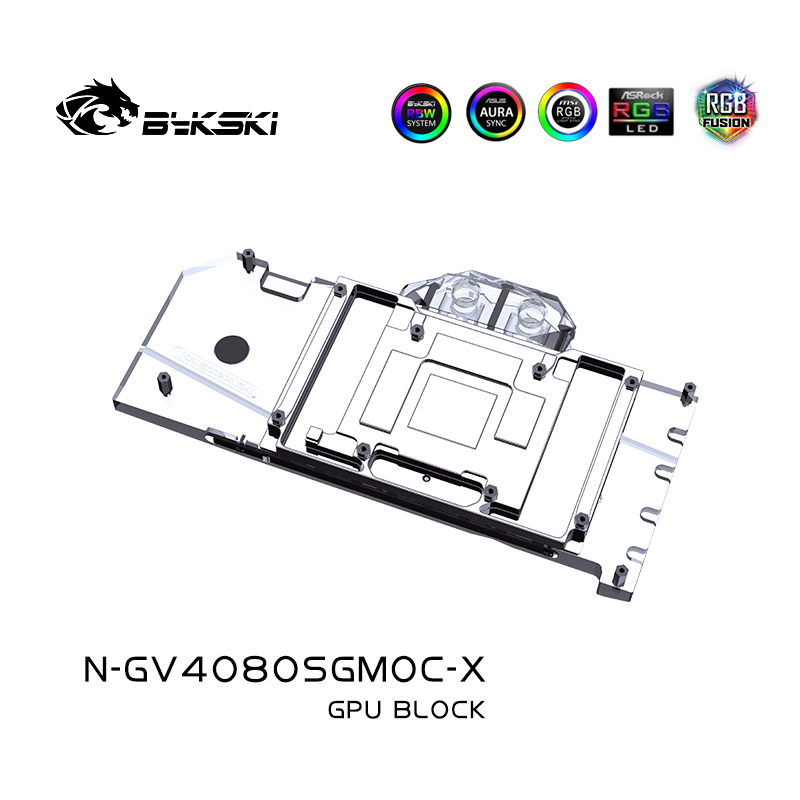 บล็อกระบายความร้อน Bykski สำหร - Rtx 4080 Water Cooling Block บทวิจารณ์และราคา