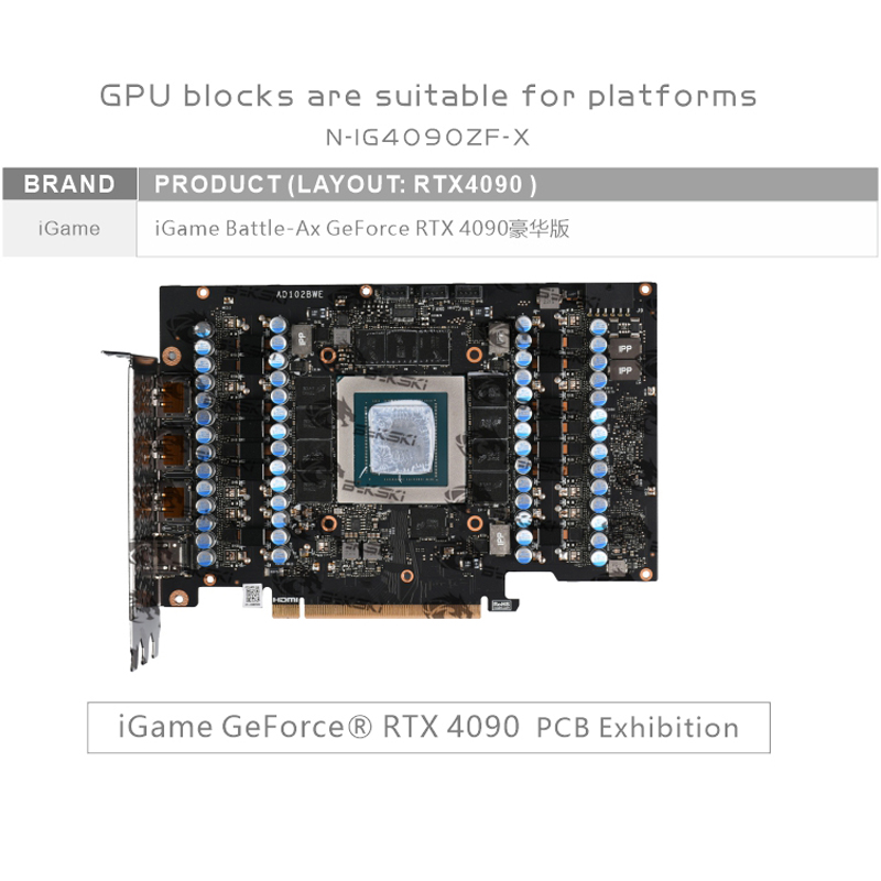 Bykski N-IG4090ZF-X GPU Block  - Rtx 4090 Water Block Full Cover บทวิจารณ์และราคา
